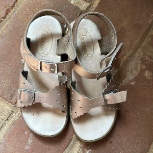 Footmates rose gold girls sandals